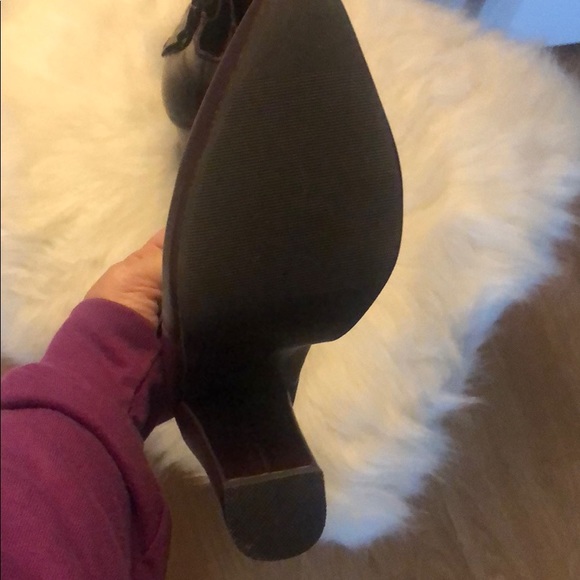 Wine color booties - Picture 5 of 6